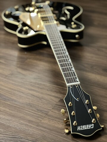 Gretsch FSR G5422T Electromatic Hollowbody Doublecut พร้อม Bigsby สีดำ/ทอง