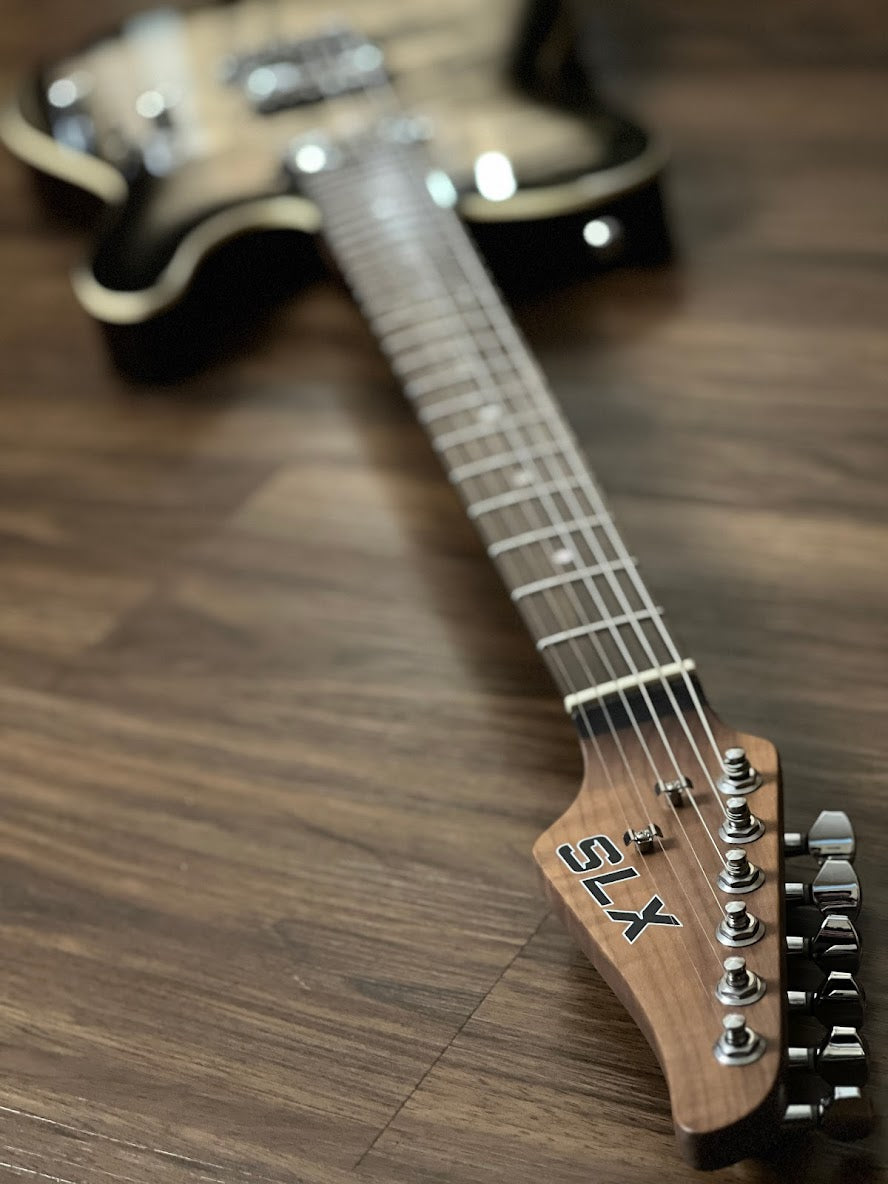 SLX Raven Modern Pro 24 HH in Charcoal Burst with Rosewood FB