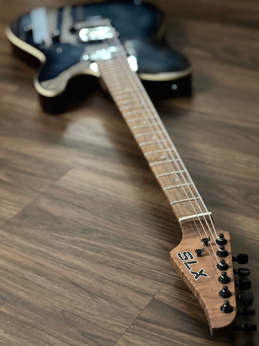 SLX Raven Modern Pro 24 HH สี Faded Blue Burst พร้อม Roasted Maple FB