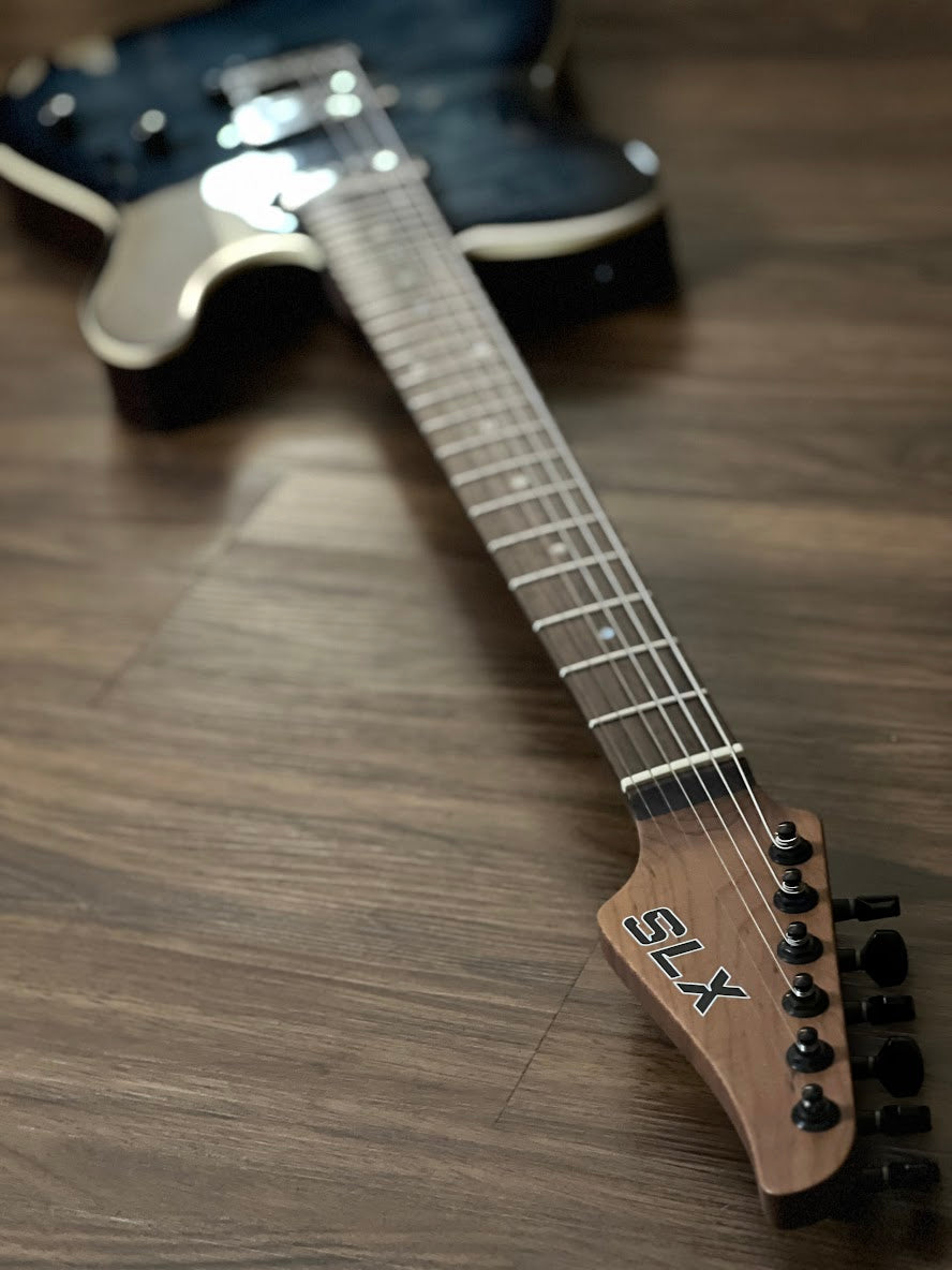 SLX Raven Modern Pro 24 HH สี Faded Blue Burst พร้อม Rosewood FB