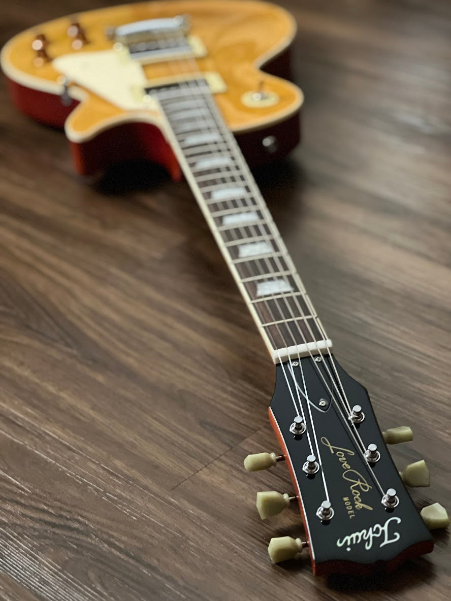 Tokai ALS-62F LD/R Love Rock in Lemon Drop with AAAA Flame Top