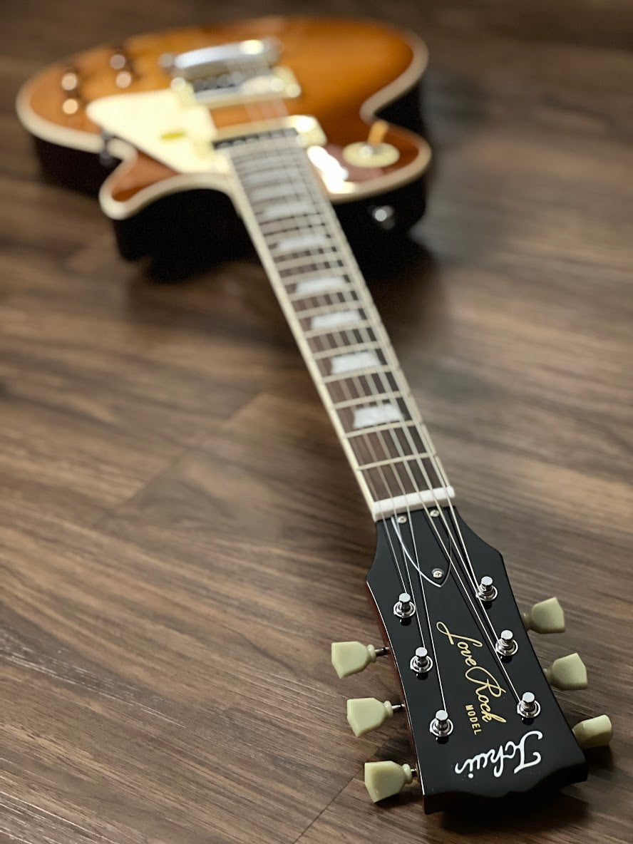 Tokai ALS-62F VF/R Love Rock in Violin Finish with AAAA Flame Top