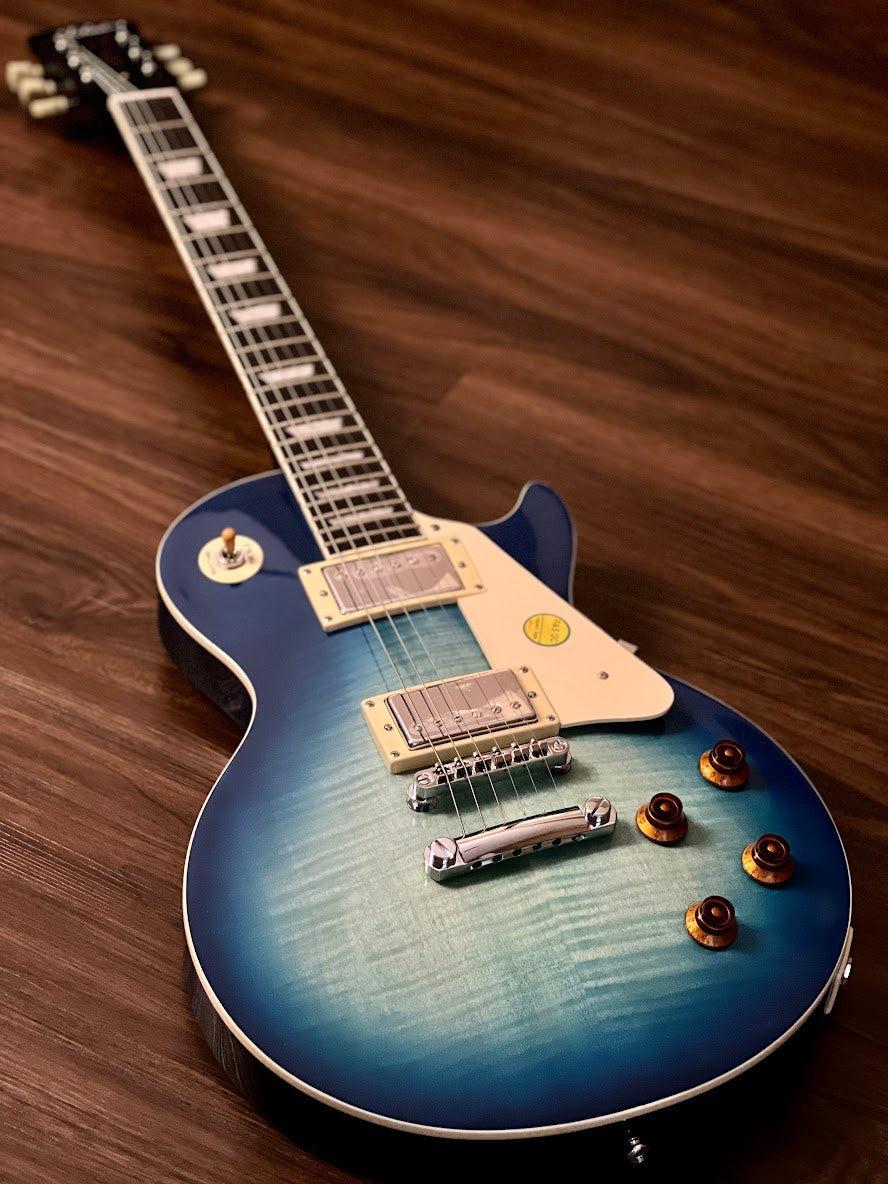 Tokai ALS-62F OBB/R Love Rock in Ocean Blue Burst with AAAA Flame Top