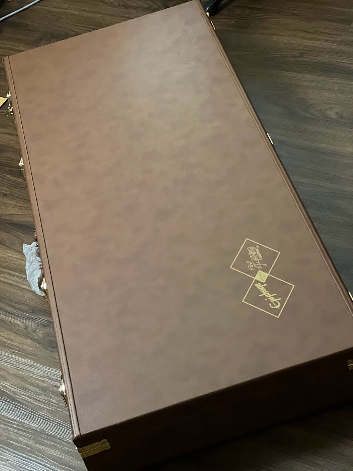 Epiphone 1958 Korina Explorer in Aged Natural (White Pickguard, Incl. Hard Case)