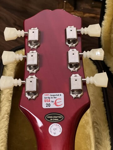 Epiphone Joe Bonamassa 1962 ES-335 Glass Sixties in Cherry (Incl. Hardcase)