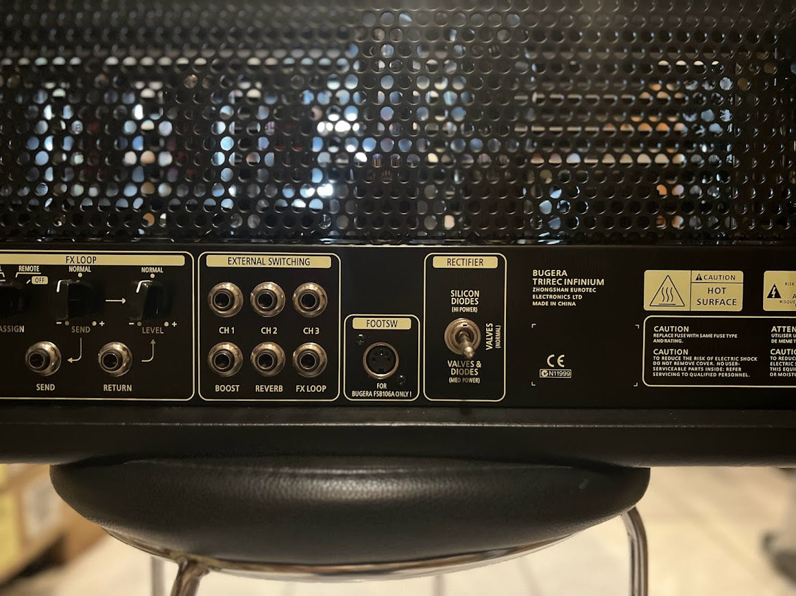 Bugera Trirec Infinium 100W 3-Channel Tube Amplifier Head