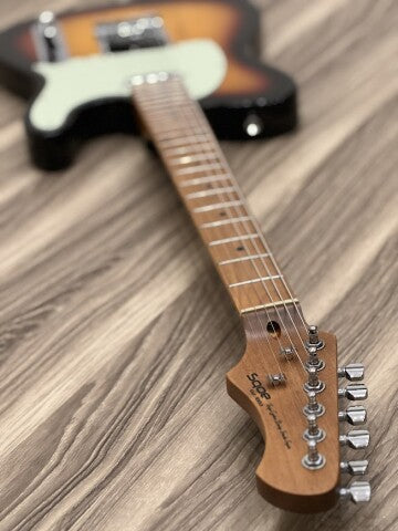 SQOE SETL300 Roasted Maple Series ซันเบิร์สต์สามสี