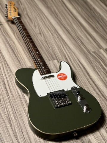 Squier FSR Classic Vibe 60s Custom Telecaster with Indian Laurel FB in Olive Green