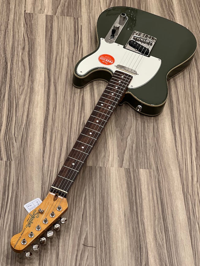Squier FSR Classic Vibe 60s Custom Telecaster with Indian Laurel FB in Olive Green