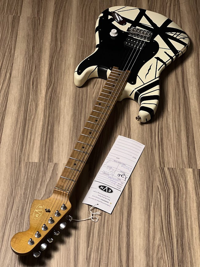 EVH Striped Series 78 Eruption In Black/White