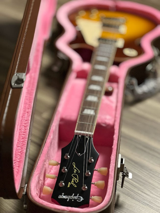 Epiphone 1959 Les Paul Standard Outfit in Aged Royal Tea Burst