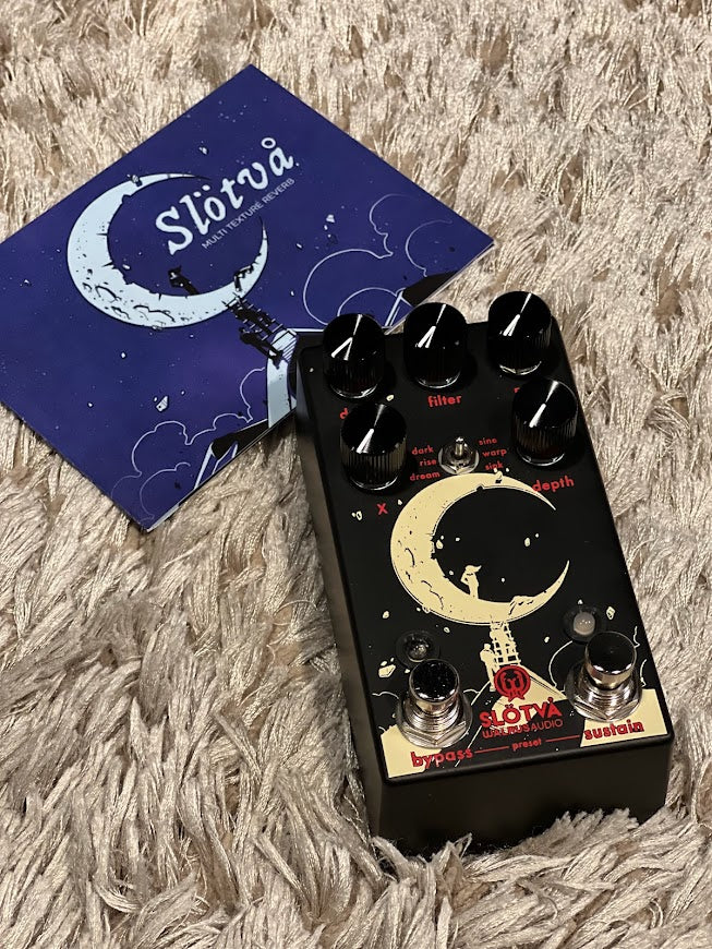 Walrus Audio Slotva Reverb เอฟเฟ็กต์กีตาร์แบบเหยียบ Obsidian Series