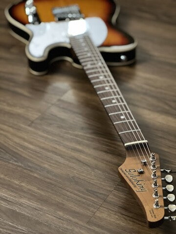 Soloking T-1B Vintage MKII with Roasted Maple Neck and Rosewood FB in 3-Tone Sunburst