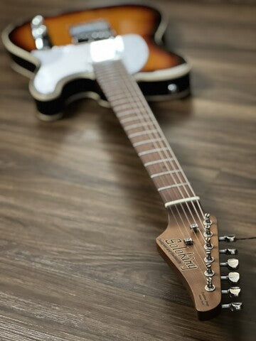 Soloking T-1B Vintage MKII with Roasted Maple Neck and FB in 3-Tone Sunburst