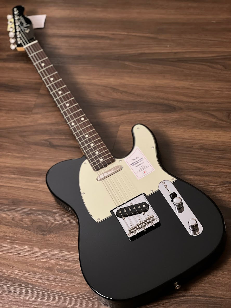 Fender Japan Traditional II 60s Telecaster with RW FB in Black