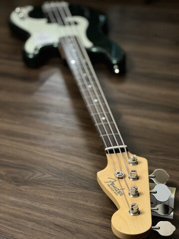 Fender Japan Traditional II 60s Precision Bass Guitar with RW FB in Aged Sherwood Green Metallic
