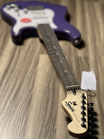 Squier Sonic Stratocaster w/White Pickguard with Laurel FB in Ultraviolet