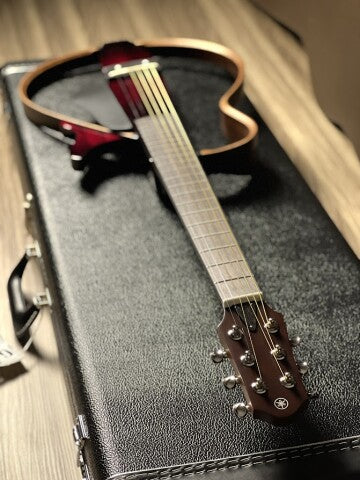 Yamaha Silent Guitar SLG200S CRB in Crimson Red Burst