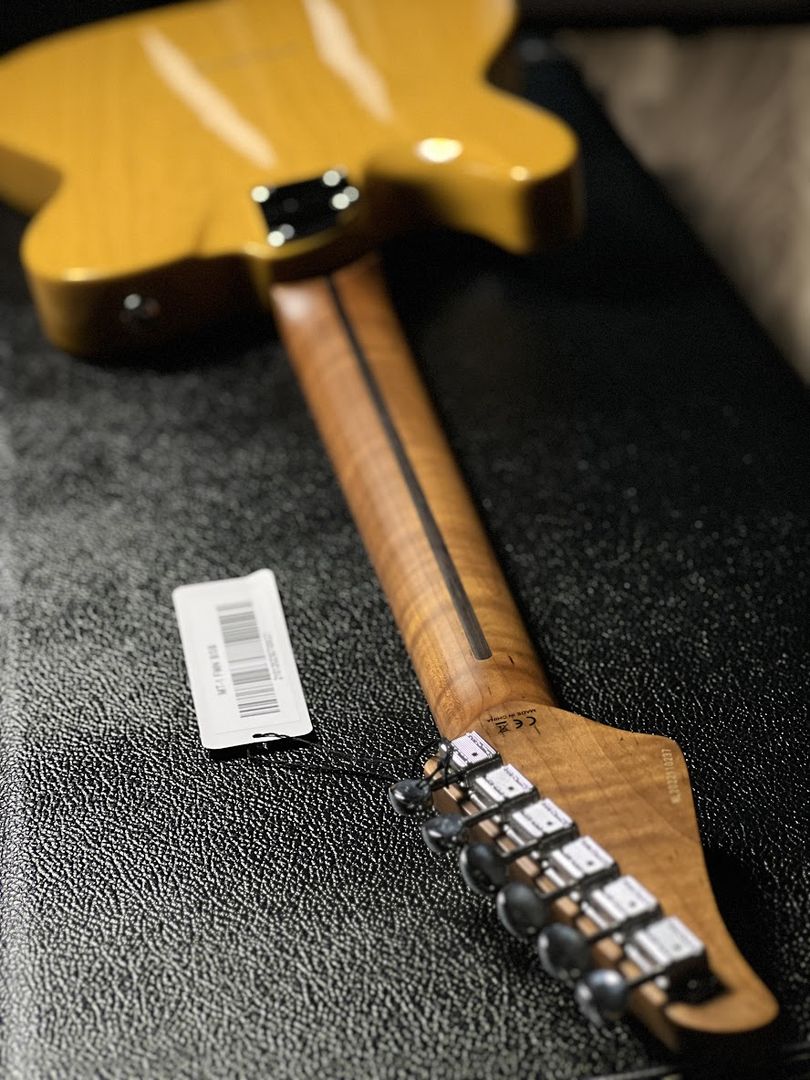 Soloking MT-1 ASH FMN with Roasted Flame Neck in Butterscotch Blonde Nafiri Special Run Jescar