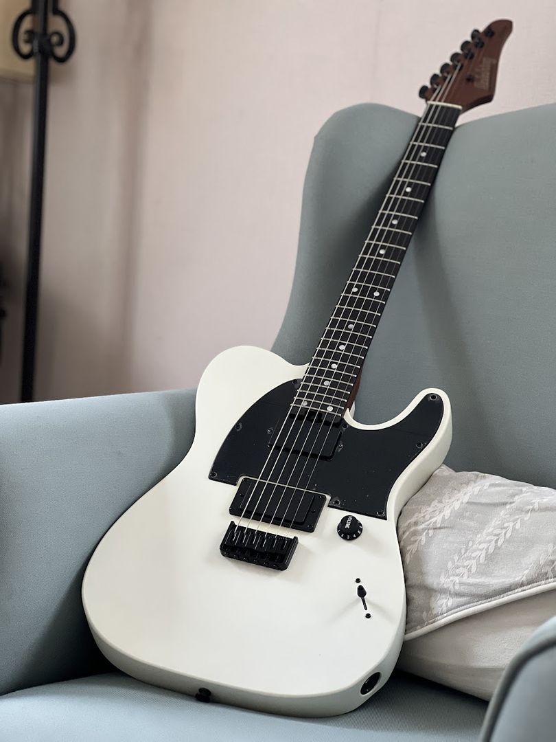 Soloking MT-1 Deluxe HH 24 in Satin White Matte Nafiri Special Run JESCAR