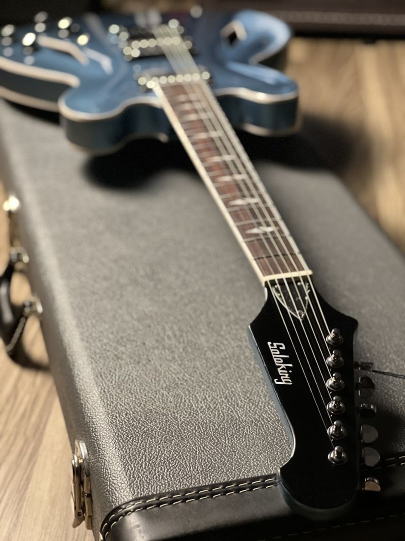 Soloking SDG-335 Dave Grohl Style Tribute in Pelham Blue