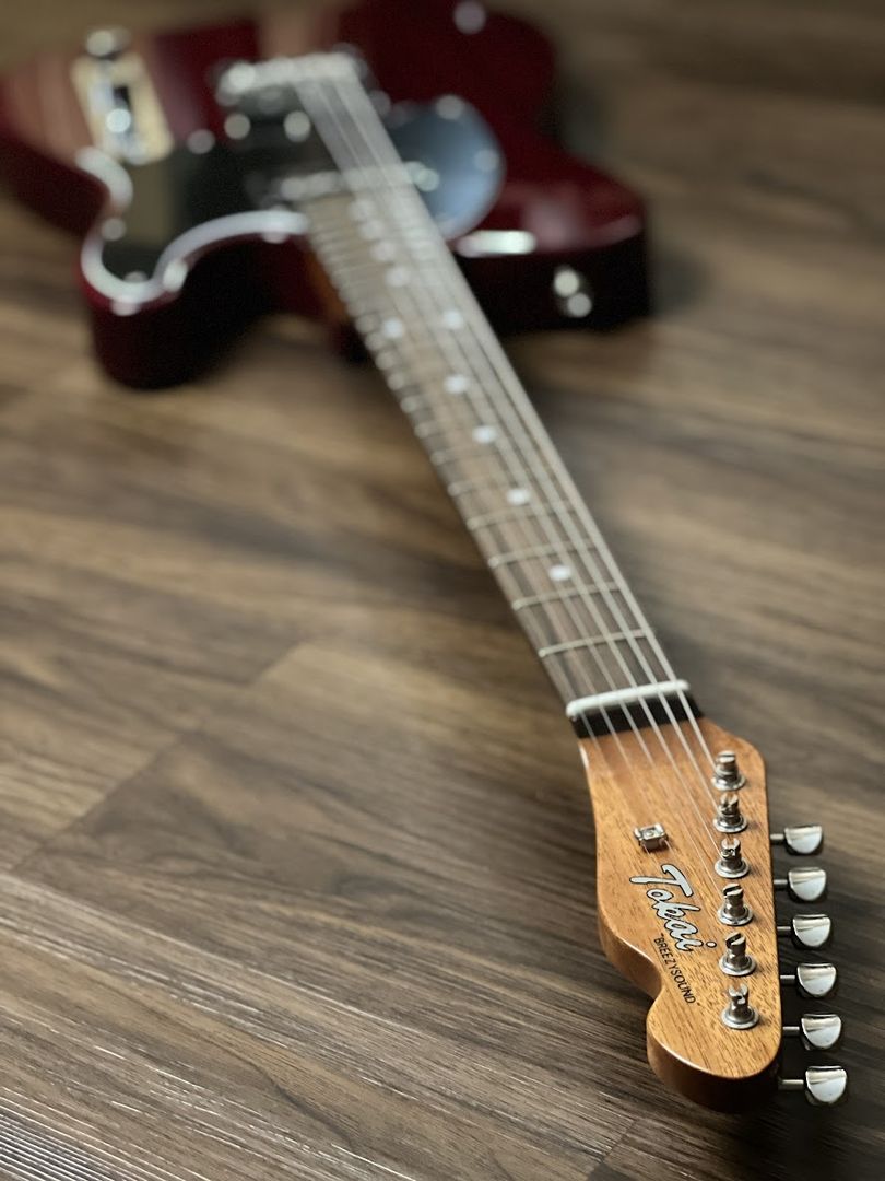 Tokai ATE-130S SDR/R Breezysound Japan in Seethru Dark Red