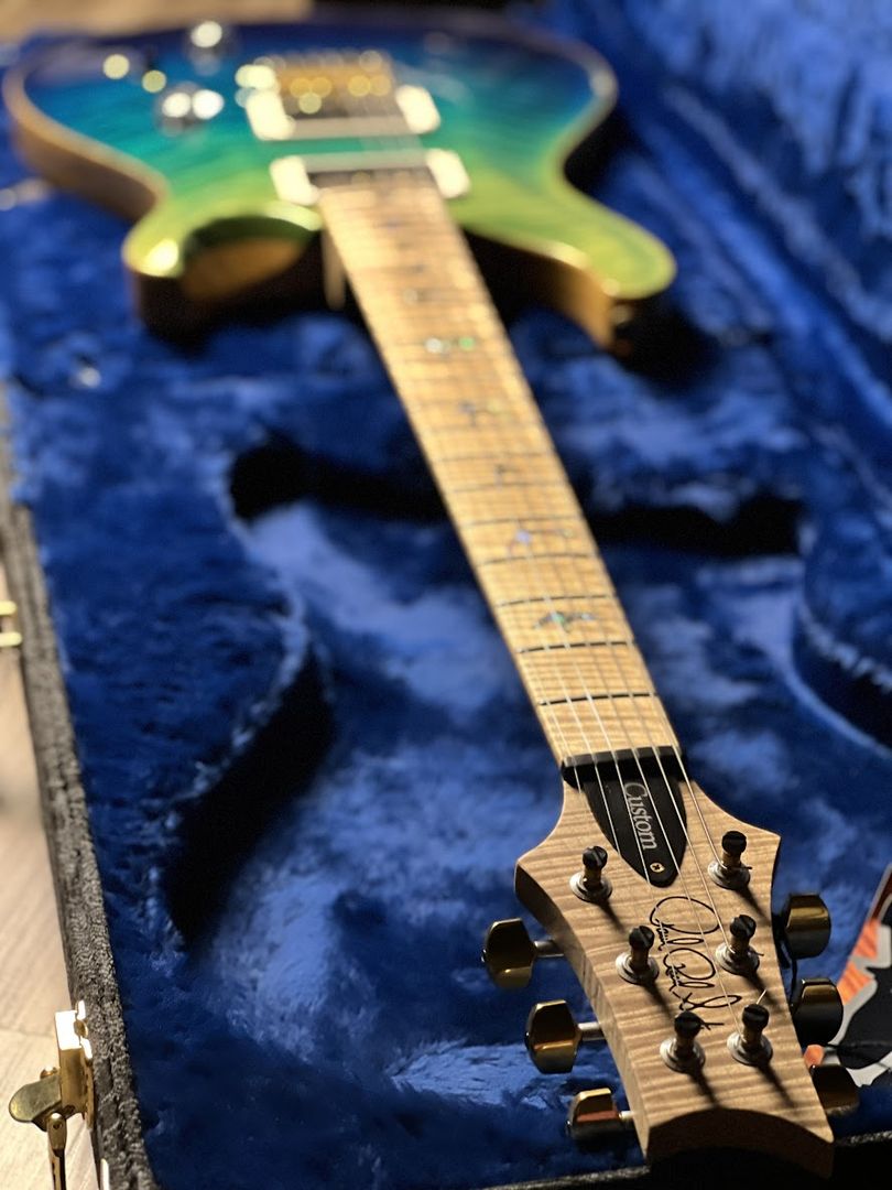 PRS Wood Library Custom 24 Blue Fade with Regular Neck