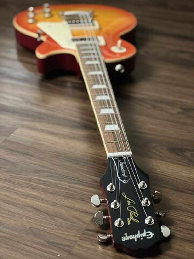 Epiphone Les Paul Standard 60s Quilt Top in Faded Cherry Sunburst