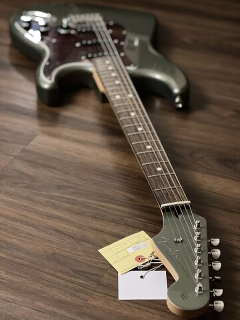 Fender FSR Collection Hybrid II Stratocaster พร้อม RW FB สี Jasper Olive Metallic