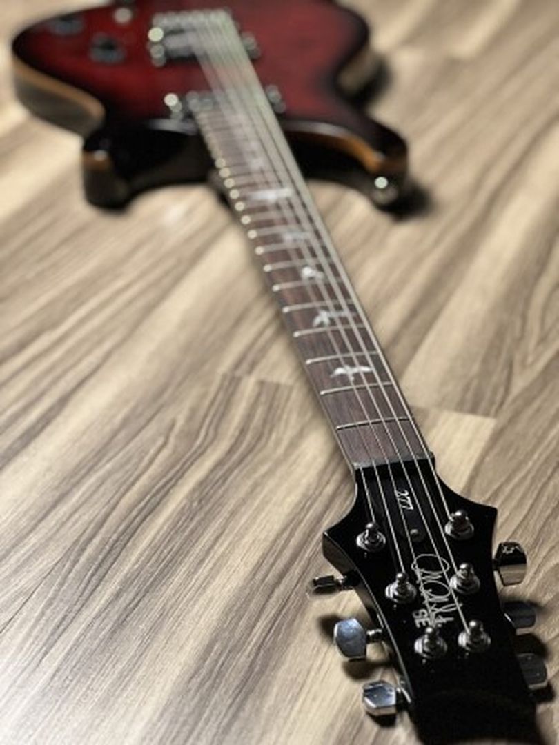 PRS SE 277 Baritone Electric Guitar in Fire Red Burst