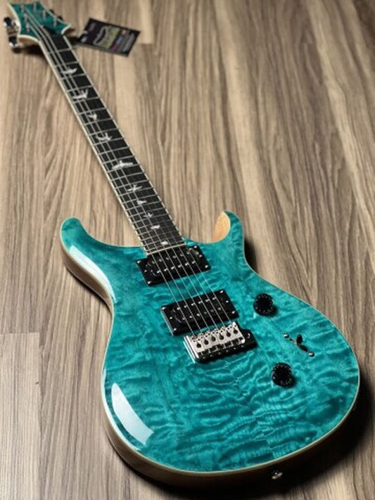 PRS SE Custom 24 Quilt Top in Turquoise
