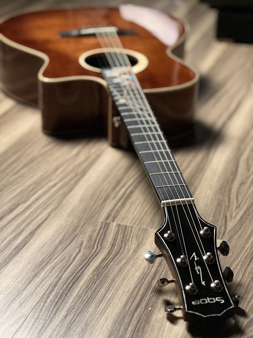 SQOE Spain SQ-PFZL-FG TransAcoustic with Effects in Autumn Burst