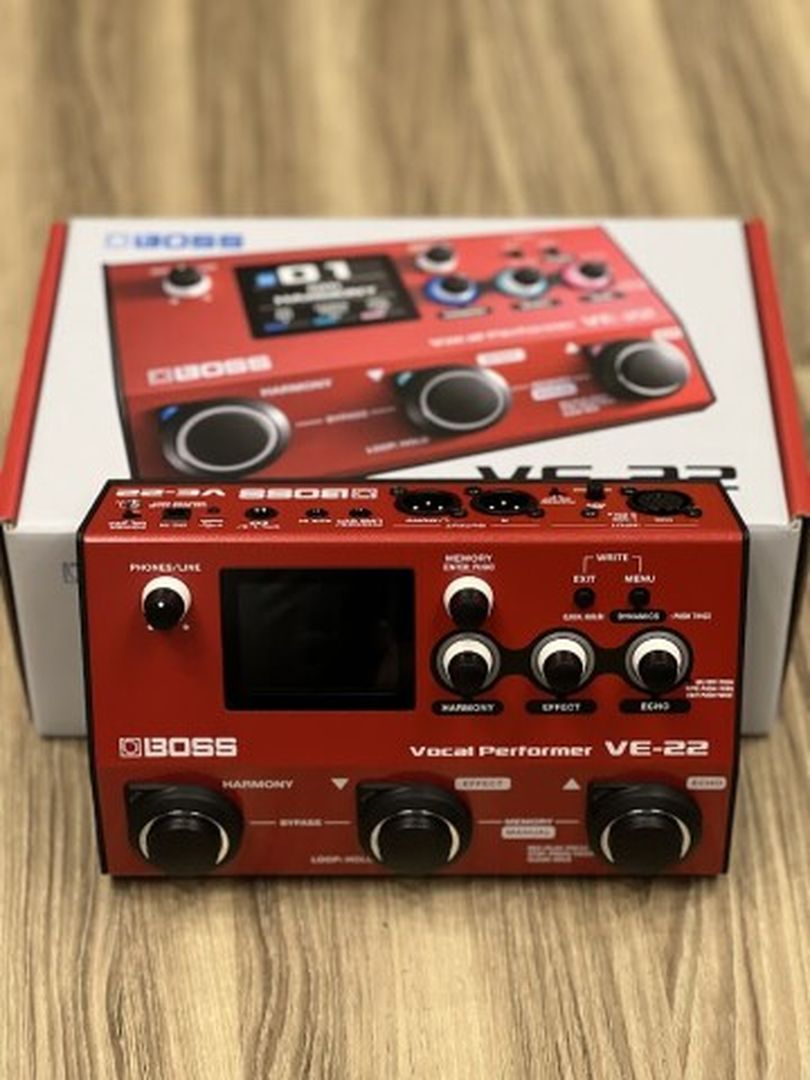 boss vocal harmony pedal Boss VE-22 Vocal Effects Processor Performer Pedal – nafiriguitar.com