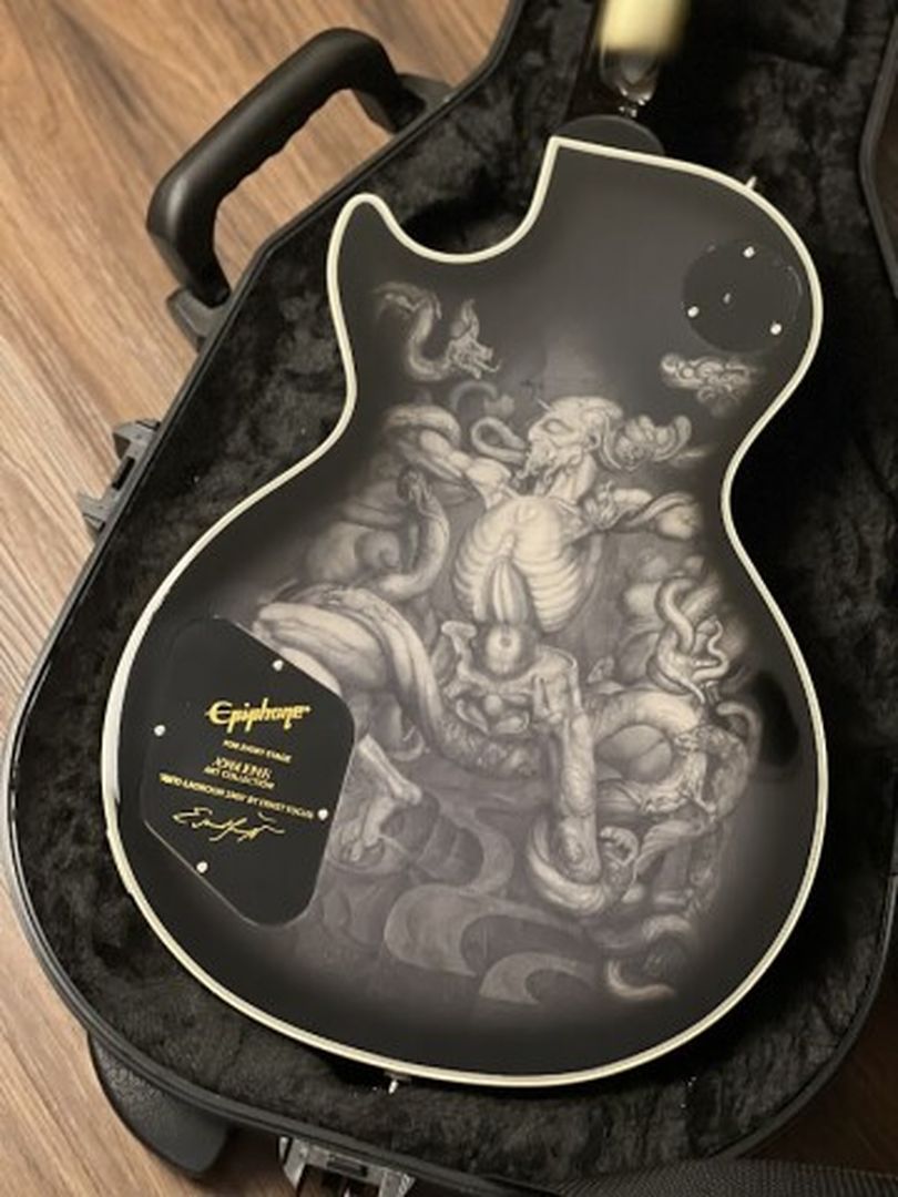 Epiphone Adam Jones Les Paul Custom Art Collection: Ernst Fuchs "ÄNTI-LAOKOON 1965 w/Case