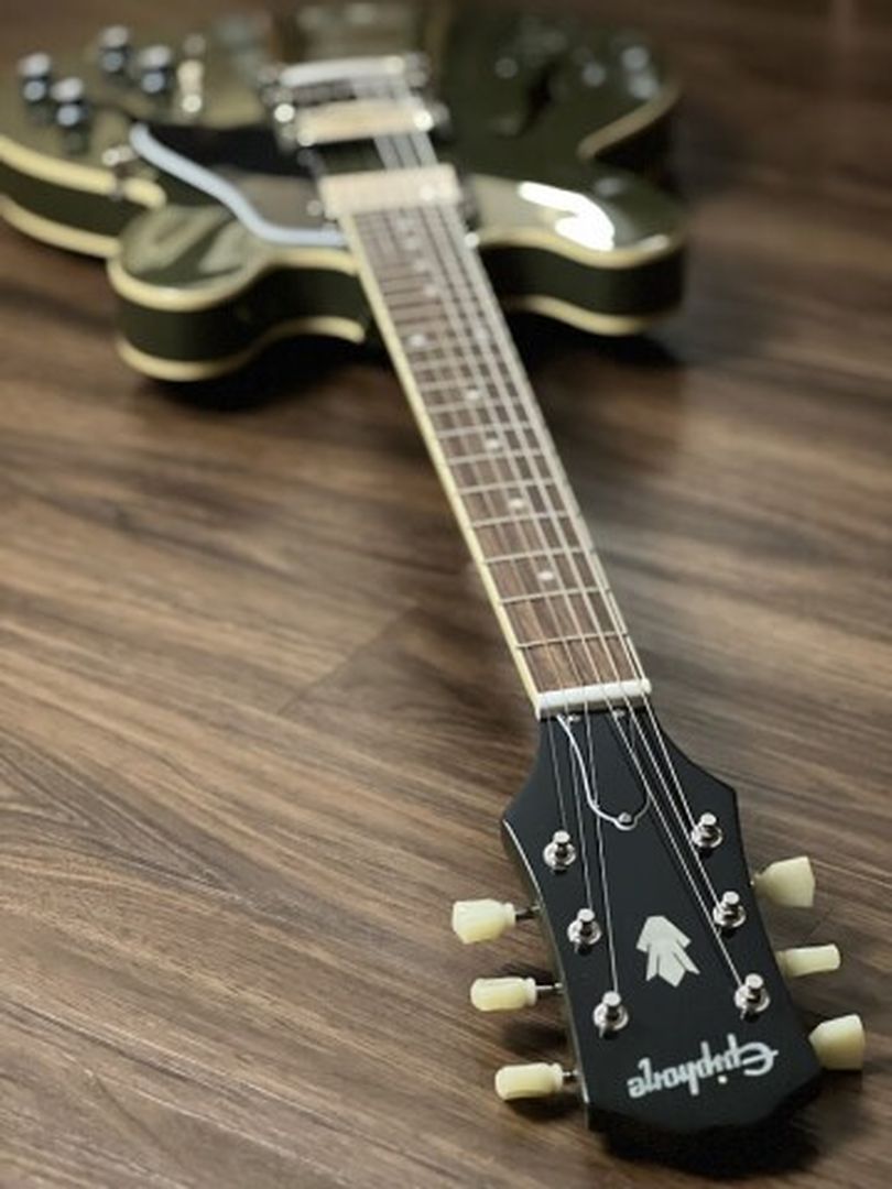 Epiphone ES-335 Electric Guitar Olive Dark Green