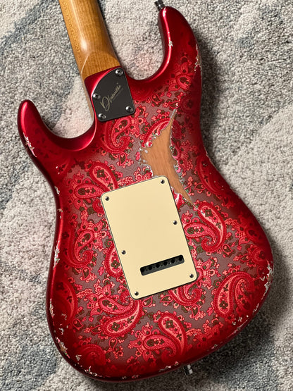 Dhatarattha Performance DST HSS in Pink Paisley Relic with Rosewood FB
