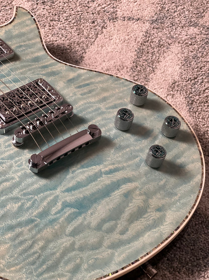 Dhatarattha Custom DLP in Seafoam Green with 5A Quilt Top
