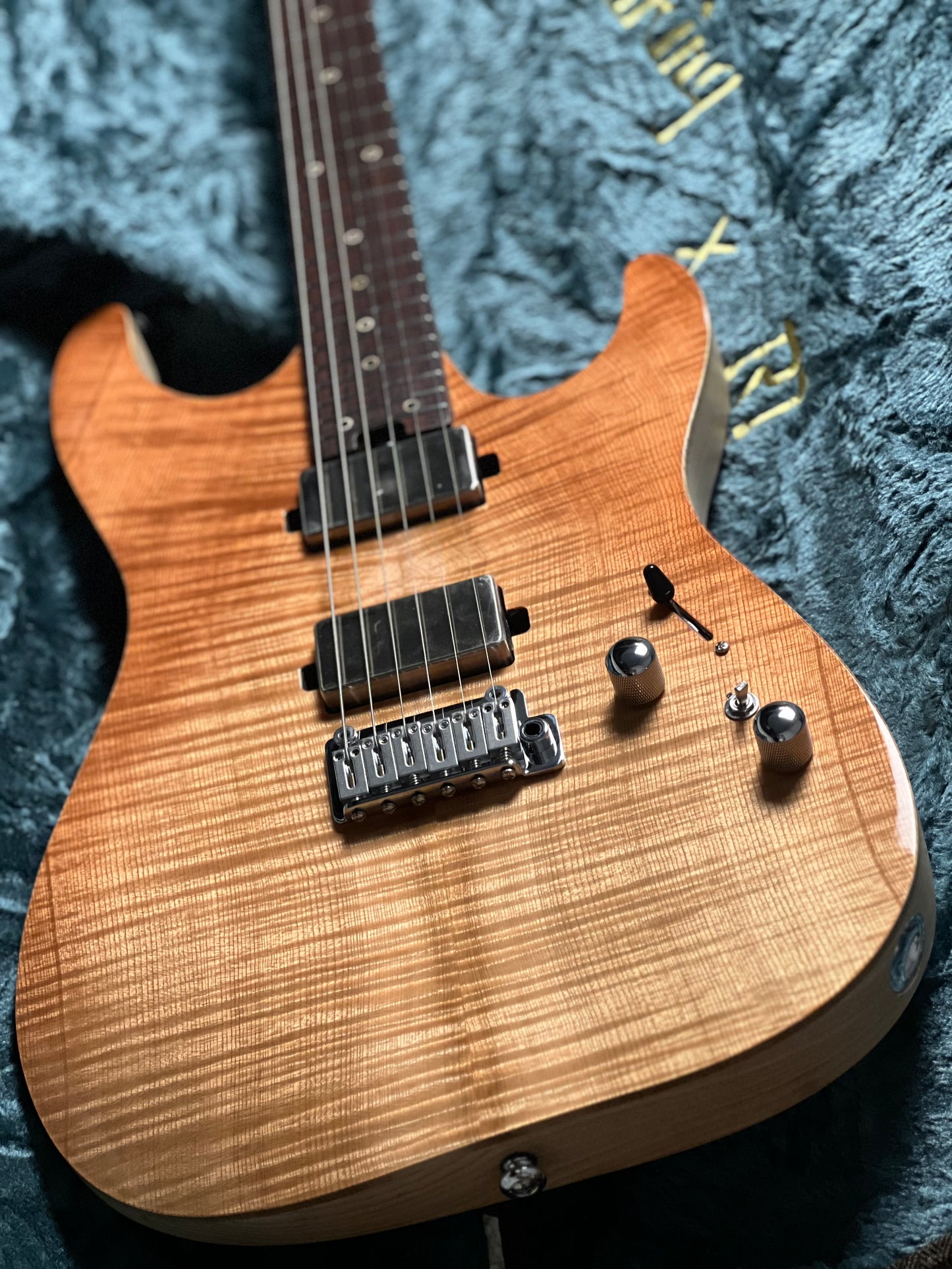 Soloking MS-1 Custom 24 HH FMT Elite in Fire Wakesurf Satin with Hardshell Case