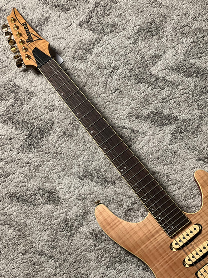 Ibanez SEW761FM-NTF Electric Guitar in Natural Flat I260310943 (USED)