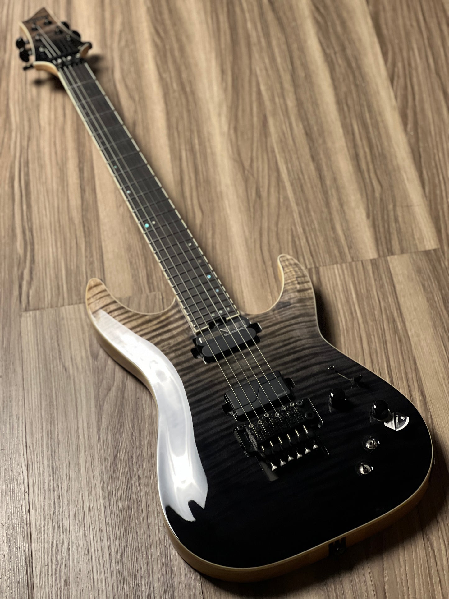 Schecter C-1 FR S SLS Elite in Black Fade Burst W18041080