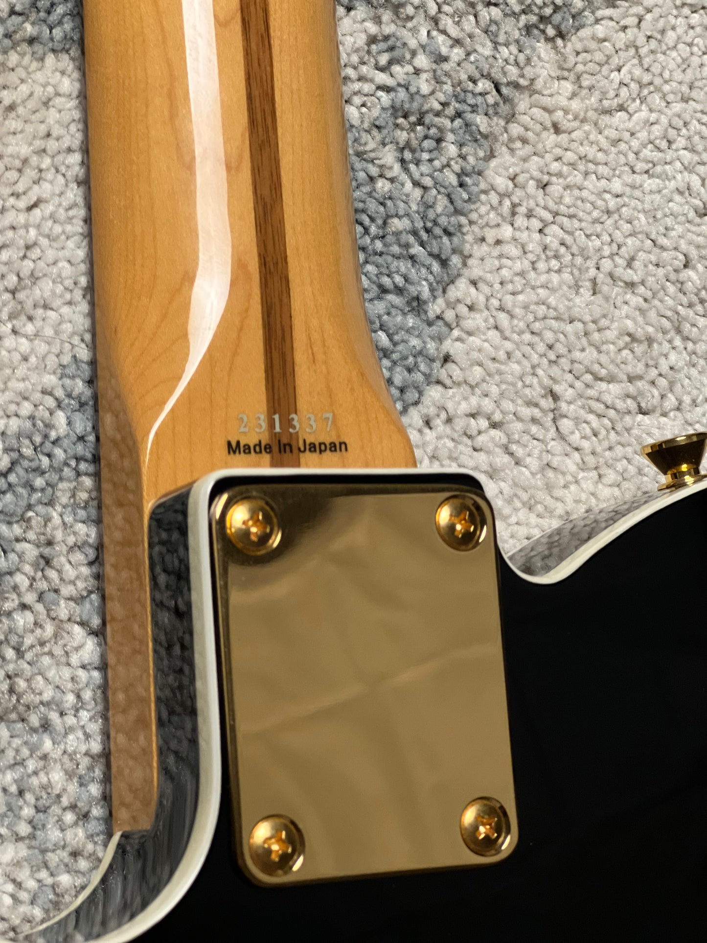 Tokai Japan ATE-101B -G/R Breezysound in Black with Gold Hardware 231337