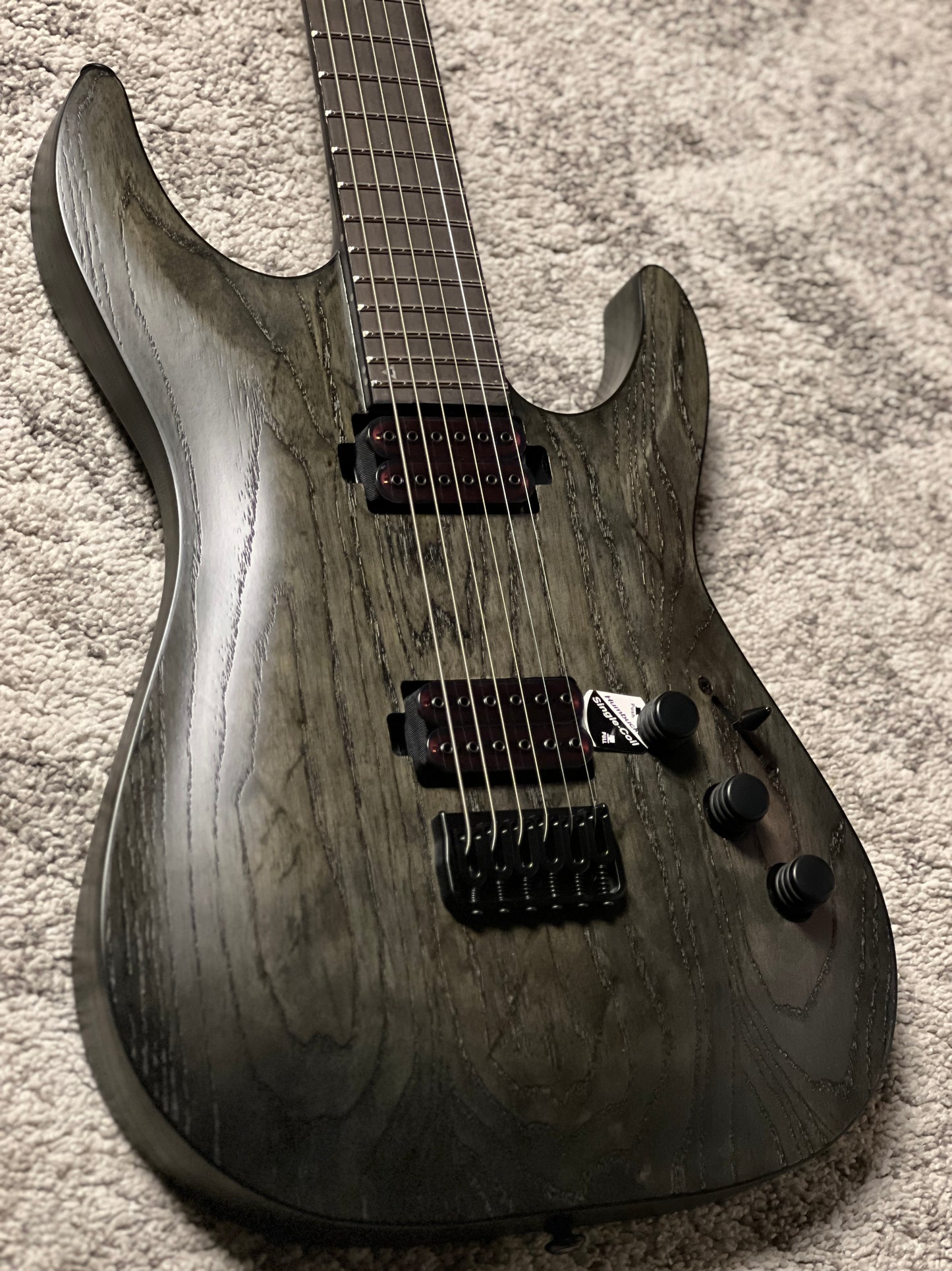 Schecter C-1 EX Apocalypse in Rust Grey W19040009