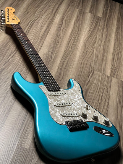 Fender FSR MIJ Hybrid II Stratocaster with RW FB in Teal Green Metallic JD24013146