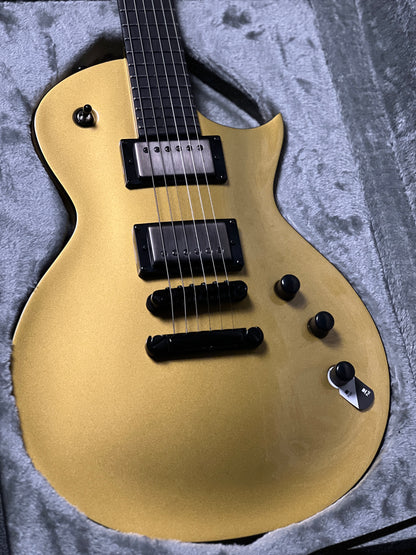ESP LTD EC-2025 50th Anniversary with Ebony Fingerboard in Metallic Gold