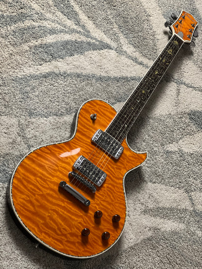 Dhatarattha Custom DLP in Orange Tiger with 5A Quilt Top