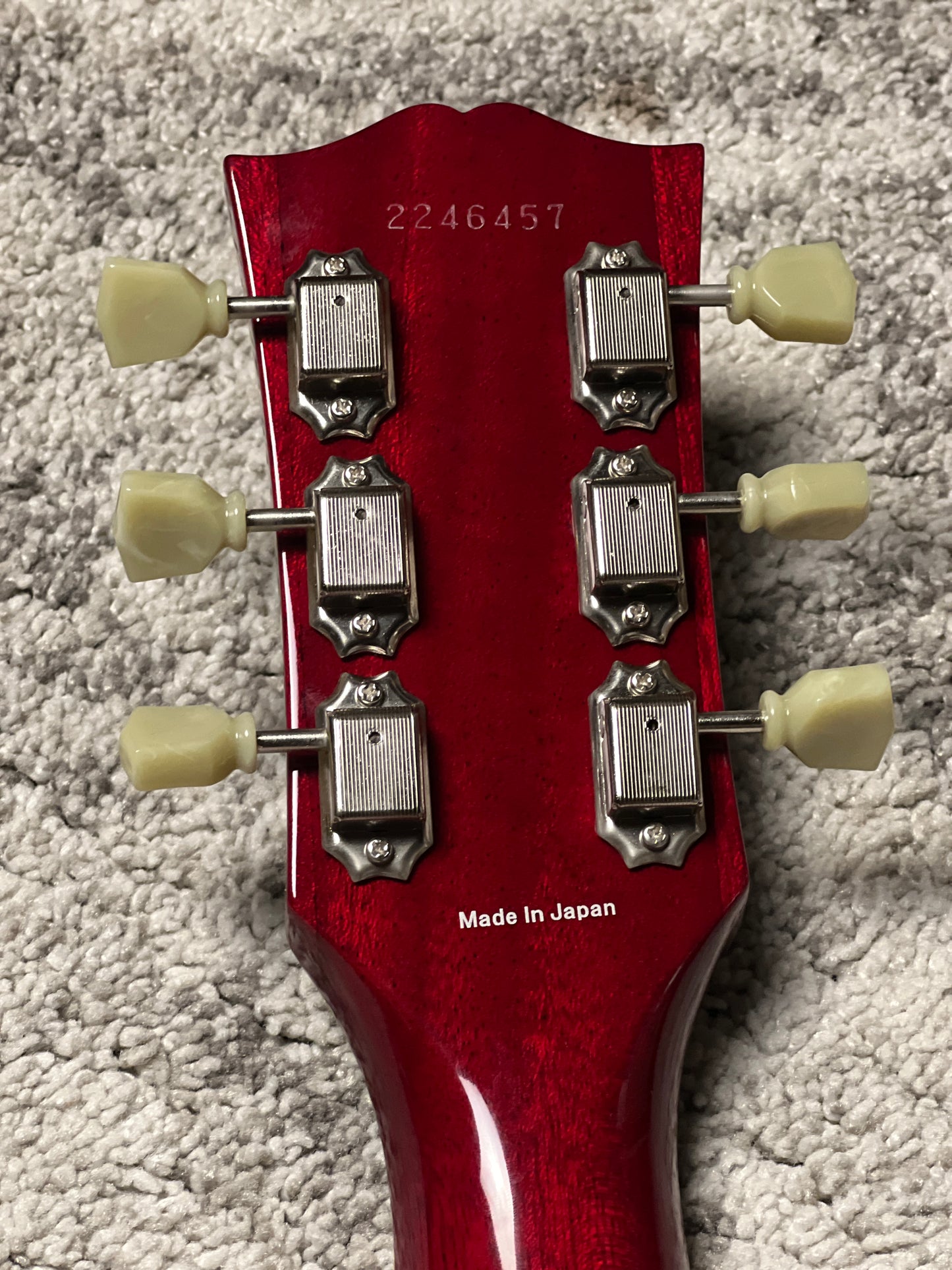 Tokai Love Rock Custom Shop LS-200F 5A CS Premium Series 5A Solid Flame Top in Cherry Sunburst 2246457