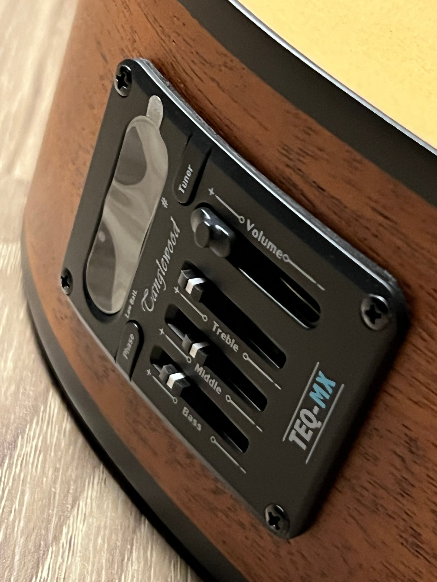 Tanglewood EM DC1 Thinline Classical Cutaway in Natural Finish w/Bag