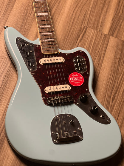 Squier FSR Classic Vibe 70s Jaguar with Laurel FB in Daphne Blue