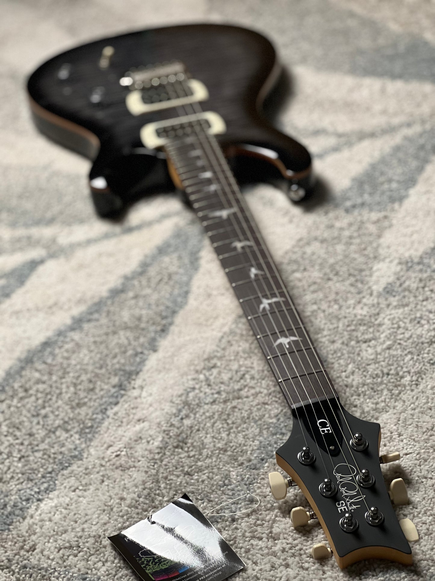 PRS SE CE 24 Bolt On in Charcoal Burst