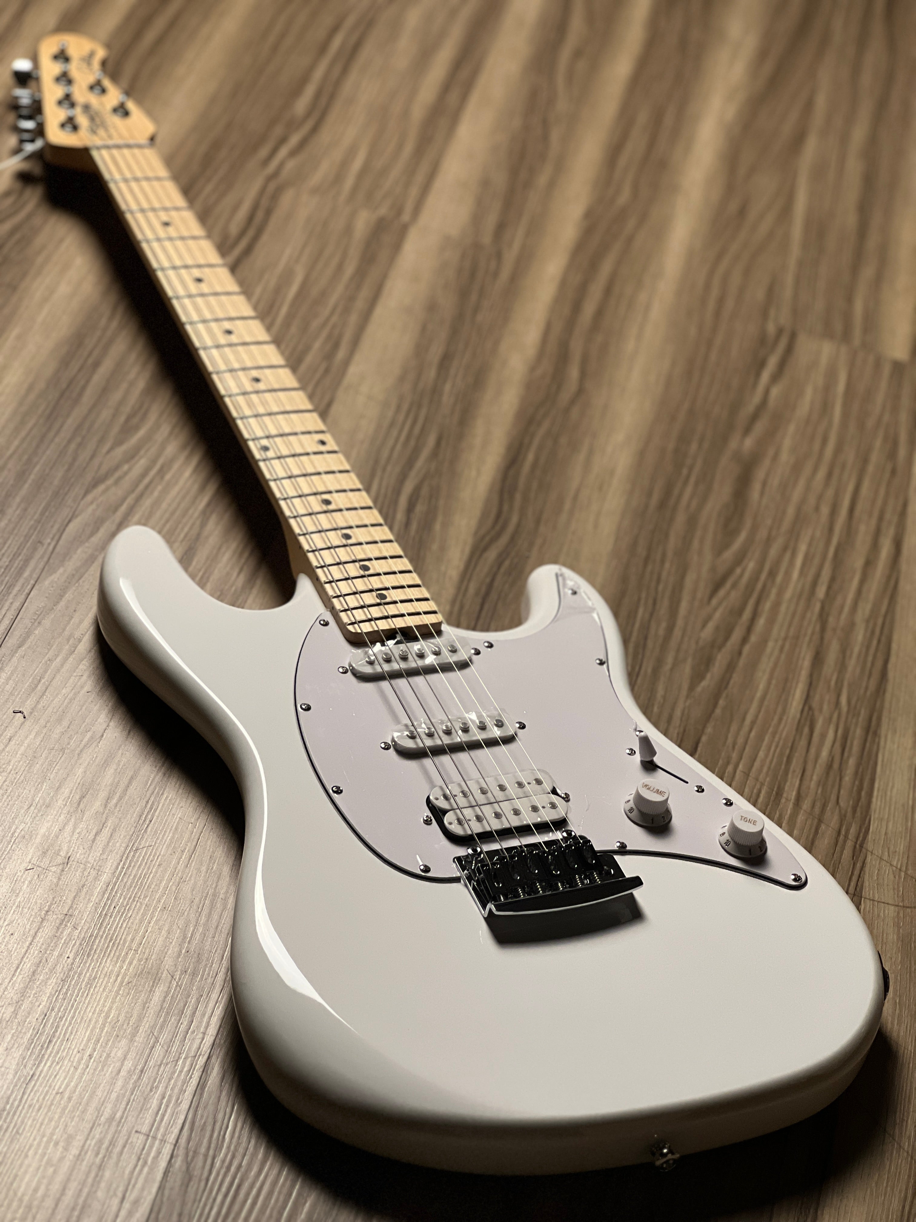 Sterling By Music Man Cutlass CT20 with Maple FB in Canvas White ...